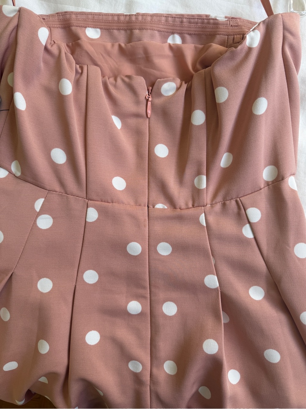 NEW YORK & COMPANY Eva Mendes Del Mar Dress in Honey Puff Sz 8 NWT - Picture 9 of 15